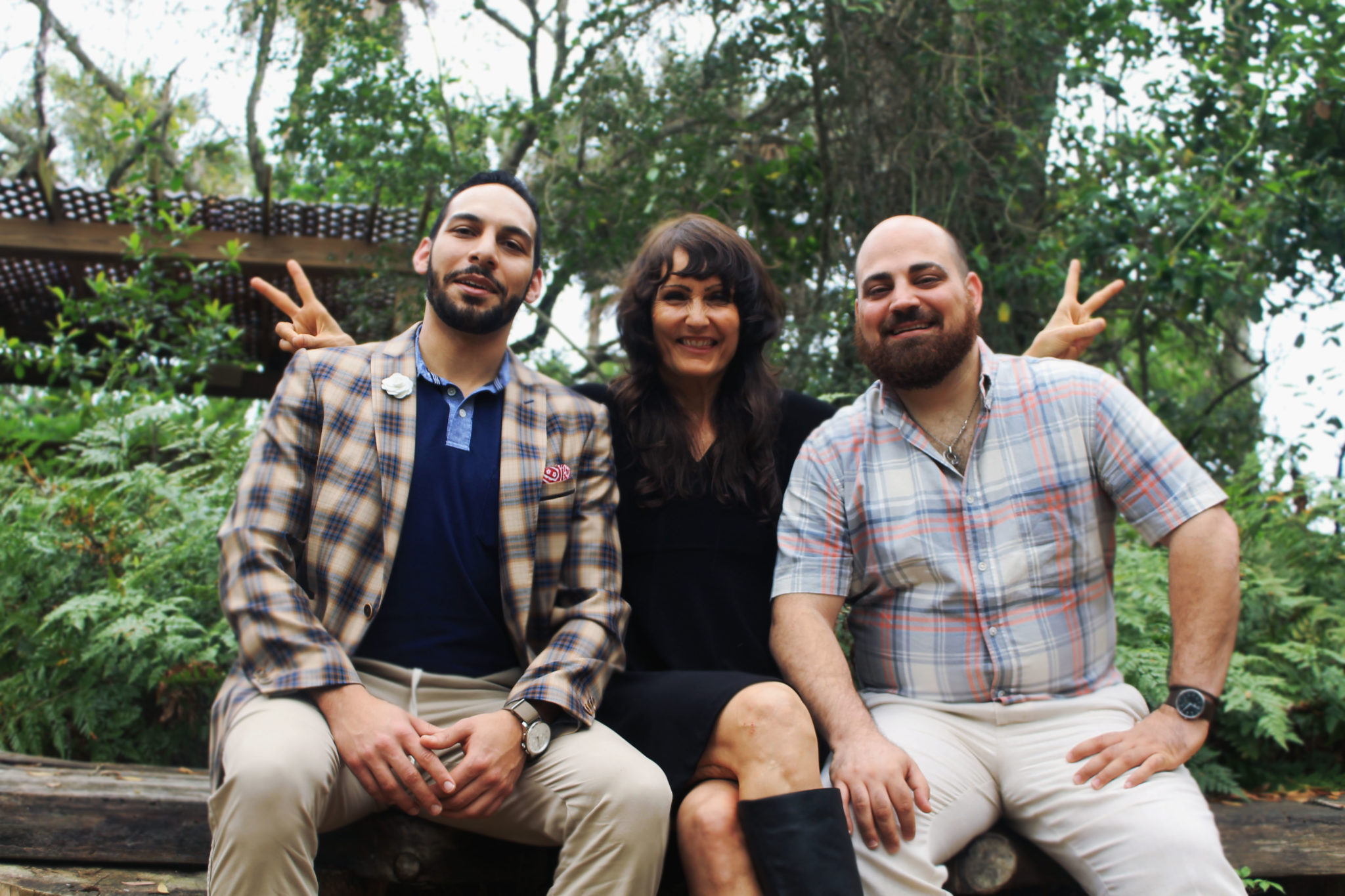 Omar Khateeb and his business partner Adam, the co-founders of P.S. Mister with Pam Hoelzle during a dear rockstar conversation
